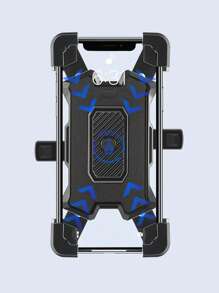 1入組塑膠摩托車手機座 - 黑色 - 查看 4