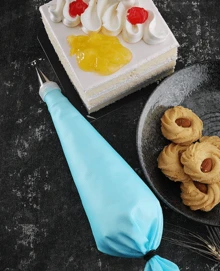 6 piezas Bolsa de pastel - Azul - Ver 1