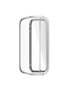 二合一殼套和螢幕保護鋼化膜兼容Amazfit手環7 - 無色 - 查看 3