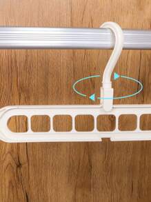 1入組多功能多孔衣架 - 白色 - 查看 6