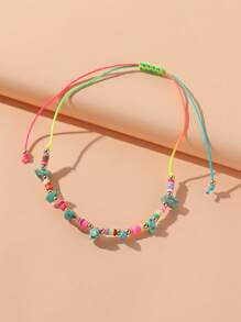 1入組波西米亞綠松石色和珠子裝飾腳錬適合女士適用於海灘 - 彩色 - 查看 7