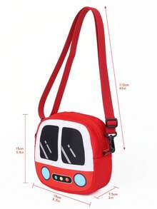 sheemeet Girls Bus Design Cute Crossbody Bag - Multicolor - View 5