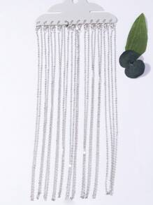 12 cái / bộ Vòng cổ chuỗi tối giản - Bạc - Xem 2