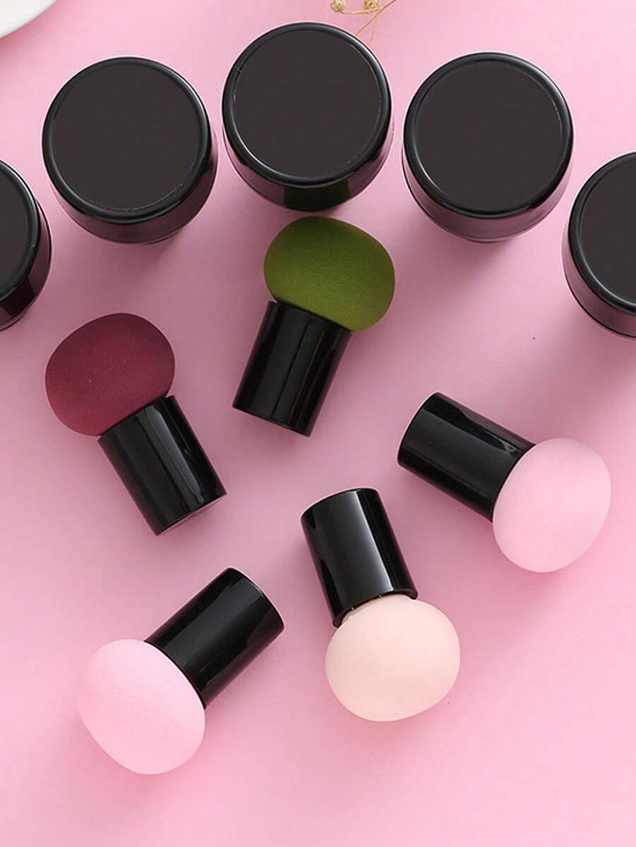 Sử Dụng Khô & Ướt Beauty Egg, 1 Mút Trang Điểm Chuyên Nghiệp Màu Sắc Ngẫu Nhiên Thích Hợp Cho Mọi Loại Da - Nhiều màu - Xem 1
