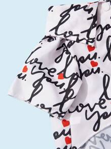 PETSIN 1 áo sơ mi thú cưng họa tiết chữ cái cho chó và mèo cho mùa hè - Nhiều màu - Xem 7