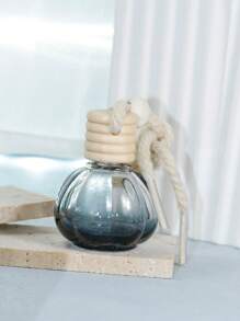 1入組時尚玻璃南瓜造型包裝瓶適合女士日常裝飾 - 黑色 - 查看 1