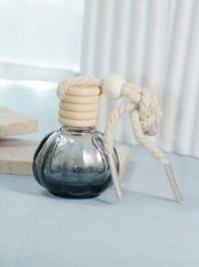 1入組時尚玻璃南瓜造型包裝瓶適合女士日常裝飾 - 黑色 - 查看 3