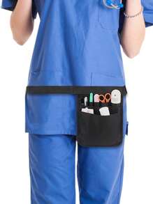 Fashion Casual Tool Bag Waist Bag Work Storage Bag - Black - View 2