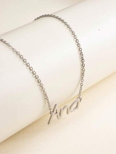 字母墜飾項鍊