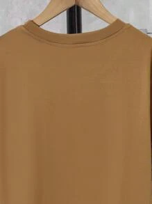 SHEIN Camiseta Y Pantalones Deportivos Gráficos Con Letras Para Niños Mayores - Multicolor - Ver 5