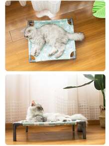 1 chiếc giường thú cưng họa tiết Alpaca cho chó mèo ngủ - Nhiều màu - Xem 4