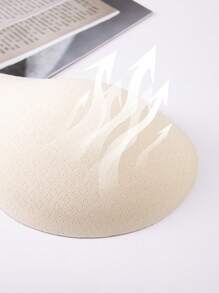 1 par Cubierta de pezón unicolor - Beis - Ver 4