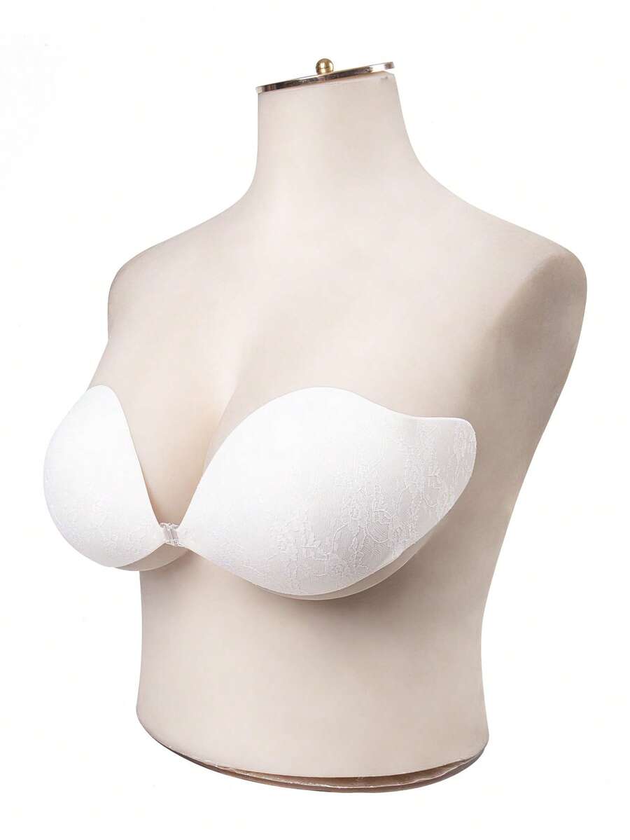 Sujetador adhesivo con encaje - Blanco - Ver 1