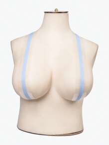 Sujetador liso arnés - Celeste - Ver 1
