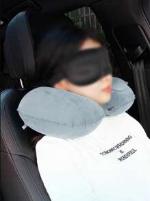 1 cái gối cổ ô tô Polyamide màu xám - Xám - Xem 1