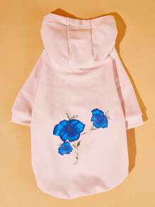 Juan Carlos Angleró 1 chiếc áo khoác thú cưng in hoa cho chó và mèo cho mùa xuân - Hồng - Xem 6