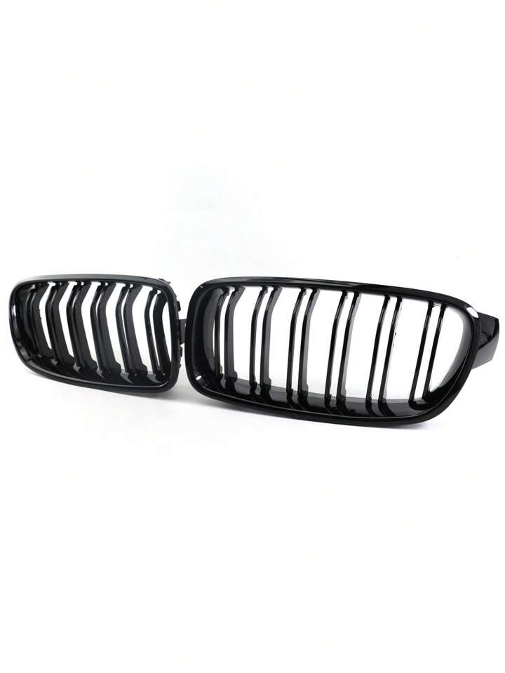 1 Pair Car Front Kidney Grille Dual Slat Grills Compatible With 