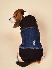 1入組四季皆宜狗貓連帽寵物外套