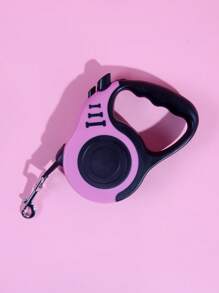 1 dây xích thú cưng có thể thu vào cho chó để chống mất - Hồng - Xem 3