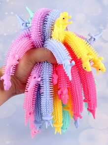 2/4/8pcs Random Color Rabbit Shaped Stretchy Fidget Toys For Teens, Stress Relief