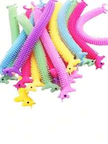 2/4/8 chiếc Mì Ý co giãn hình thỏ màu sắc ngẫu nhiên, đồ chơi giải tỏa căng thẳng cho thanh thiếu niên - Nhiều màu - Xem 2