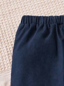 Baby Boy Solid Button Front Pants