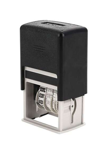 1pc Roller Date Stamp, Simple Multi-Purpose Seal For DIY Craft, Hand Account Back To School,Back To School,School Supplies