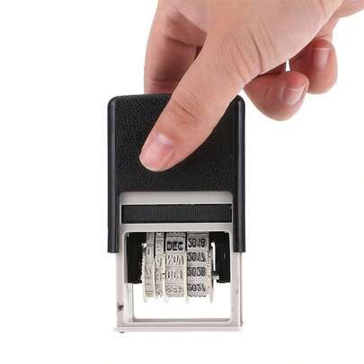 1 con dấu ngày lăn, con dấu đa năng đơn giản cho đồ thủ công DIY, tài khoản thủ công Quay lại trường, Quay lại trường, đồ dùng học tập