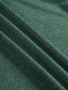 SHEIN LUNE Áo thun nữ Thú vật Lá thư Giải trí - màu xanh lá - Xem 4