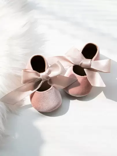 Spädbarn Flickor Bow Dekor lägenheter för utomhusbruk