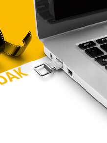 柯達 1入組迷你金屬 USB 隨身碟 64GB 32GB 16GB USB2.0 隨身碟 隨身碟 - 黃色 - 查看 3