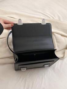 Balo Thời Trang Mini Thiết Kế Thêu Khóa Đẩy - màu đen - Xem 6
