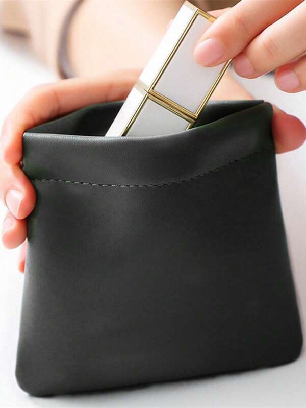 Pocket Cosmetic Bag, Waterproof Portable Small Make Up Bag No Zipper SelfClosing SHEIN USA