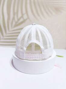 1 Cô Gái Sequin & Unicorn Patch Trang Trí Mũ Trucker Thời Trang Cho Cuộc Sống Hàng Ngày - Bạc - Xem 5