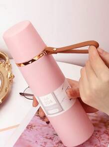 新款304不鏽鋼真空隔熱彈頭背帶杯學生款 - 彩色 - 查看 4