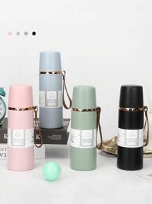 新款304不鏽鋼真空隔熱彈頭背帶杯學生款 - 彩色 - 查看 6