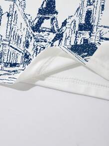 INAWLY Áo khoác và áo lót dành cho xe tăng nữ Đồ họa Lá thư Giải trí - Màu xanh hải quân - Xem 3