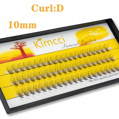 KIMCCI 1盒0.10 C/D捲曲10毫米局部假睫毛