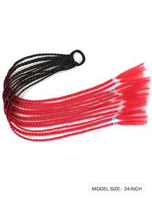 Bím tóc tổng hợp dài ombre - Nhiều màu - Xem 2