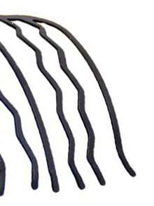1pc Iron Alloy Hairpin Comb - Black - View 4