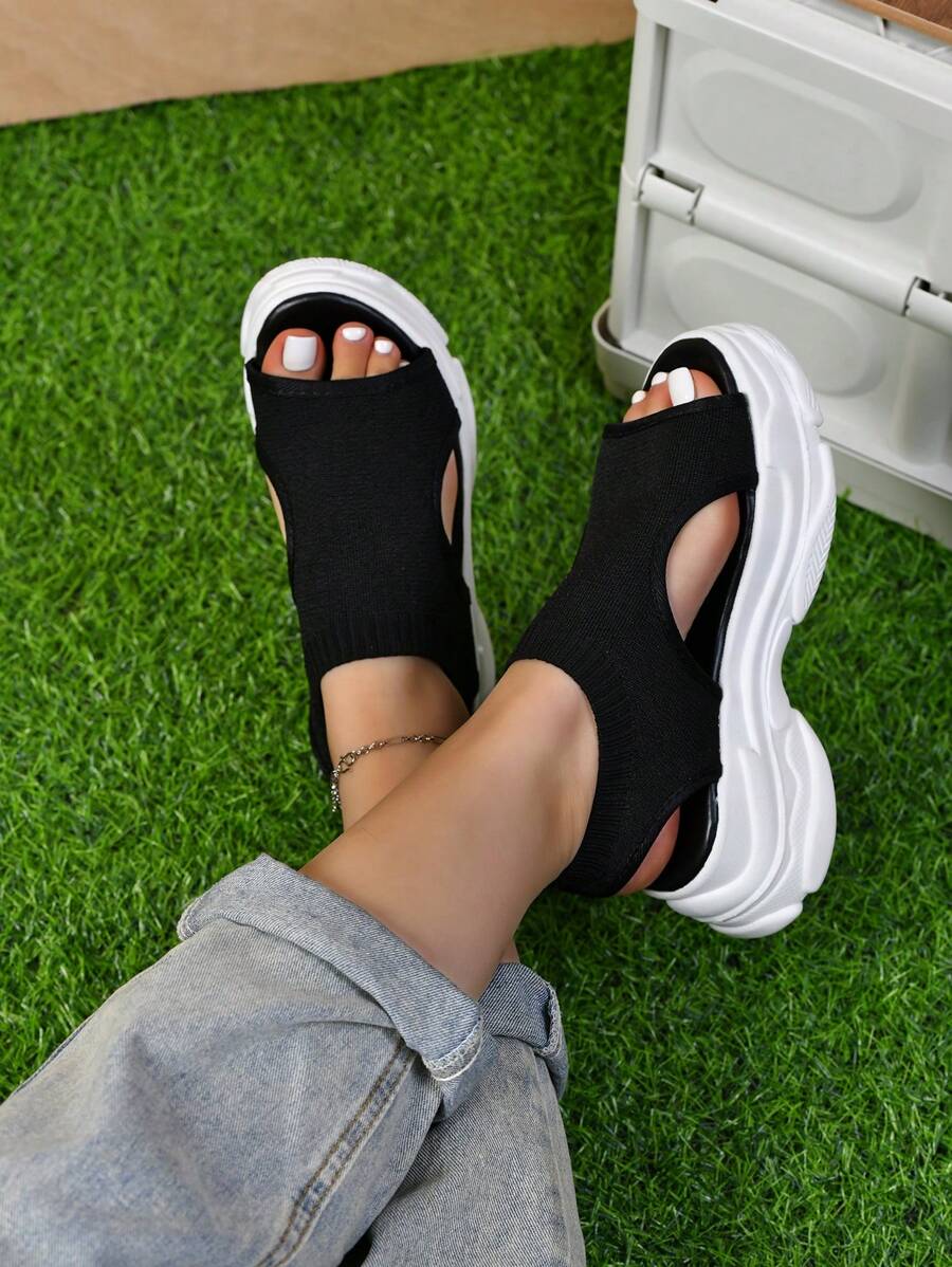 Dép Thể thao Nữ - màu đen - Xem 1