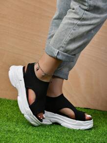 Dép Thể thao Nữ - màu đen - Xem 2