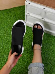 Dép Thể thao Nữ - màu đen - Xem 3