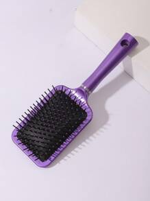 1pc Cushion Hair Brush - Purple - View 5