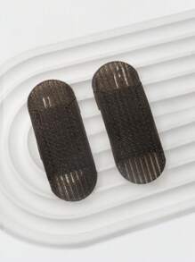 2 piezas pelo mullido Esponja Almohadilla - Marrón - Ver 1