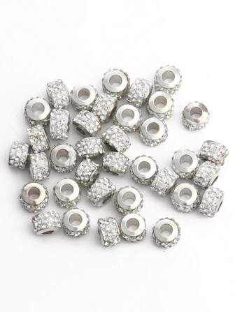 20入組/套時尚水鑽裝飾DIY隔片適合女士適用於珠寶和手錶製作