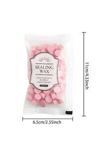 100入組/包素色蠟粒簡單多用途密封蠟用於復古郵票印章、信封、請柬 - 金色 - 查看 5