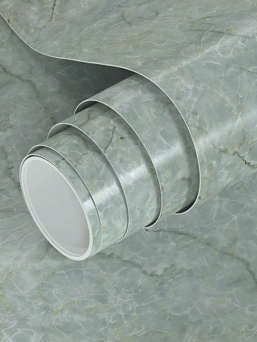 1片剝離式自粘防水大理石圖案壁紙,現代極簡風格 - 彩色 - 查看 1