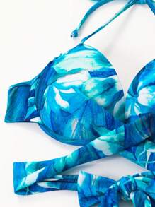 Bộ Bikini Nữ Thắt nút Nhiệt đới Boho - Nhiều màu - Xem 4