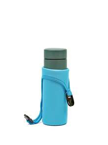 Minimalist Water Bottle Holder Release Buckle Decor Blue Water Bottle Protection Sleeve,Water Bottle Insulator Sleeve,Bottle Jackets Leak Proof, For Hot Liquids Tea Coffee Daily - Blue - View 4